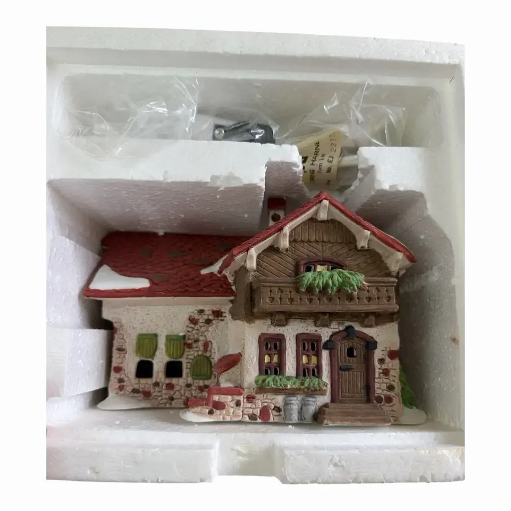 RARE VTG 1987 Department 56 Alpine Village Series Josef Engel Farmhouse Retired